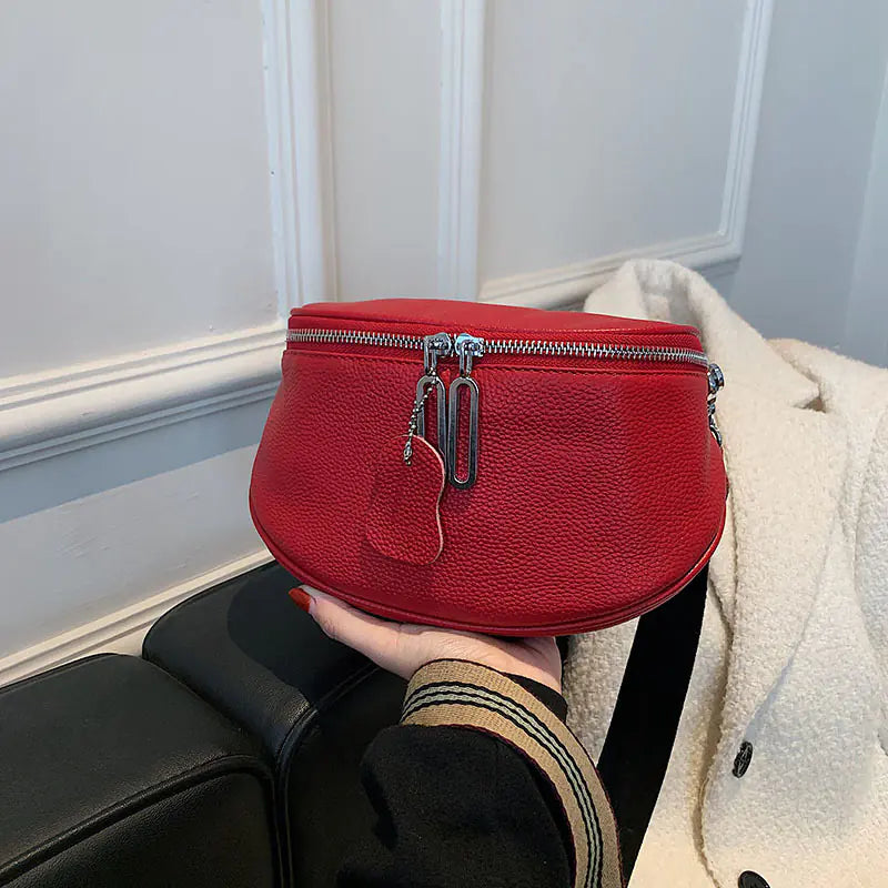 New released Women’s Genuine Leather Crossbody Messenger Tote Bag