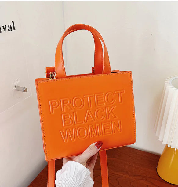 New 2025 Embossed Letters Women's Simple Tote Bag