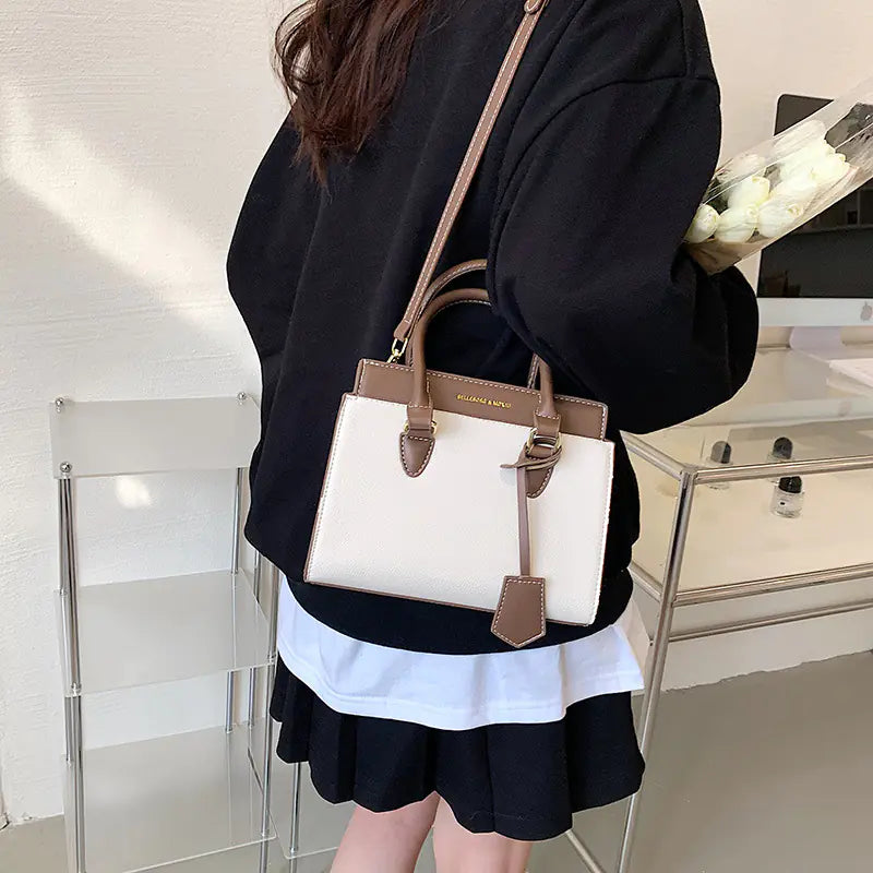 ⭐️ New designed Women's Color Block Tote Bag - Large Capacity