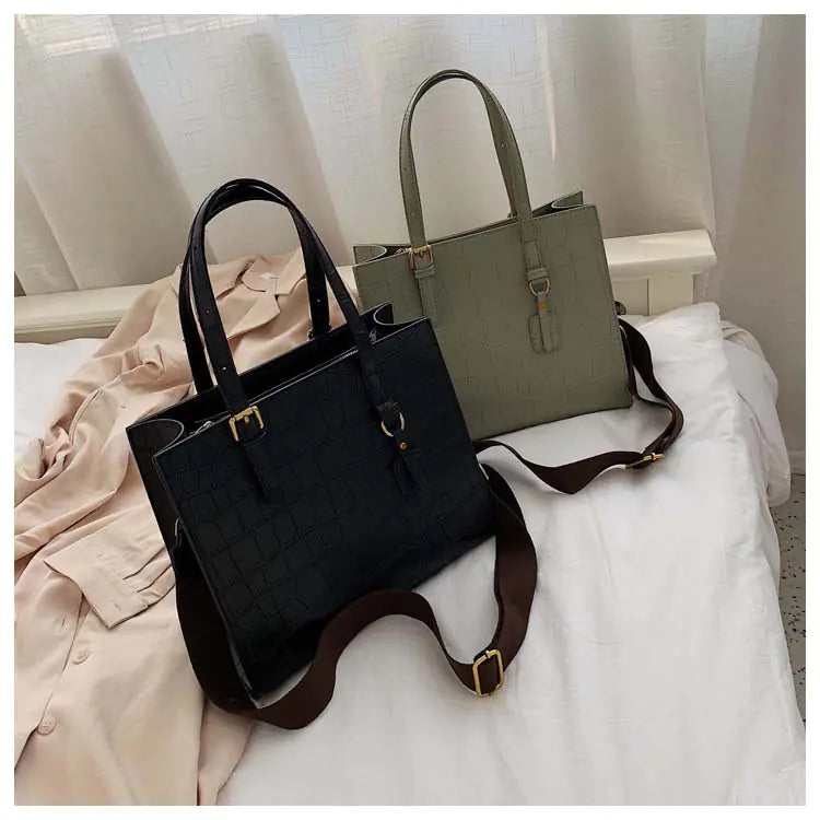 Fashionable Stone Pattern Tote Bag for Women
