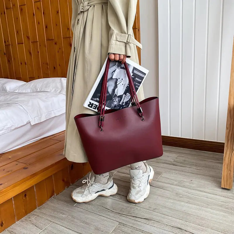 👜 2025 Women's Large Capacity Tote Bag and Shoulder Bag