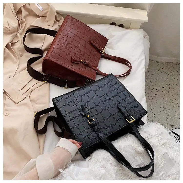 Fashionable Stone Pattern Tote Bag for Women