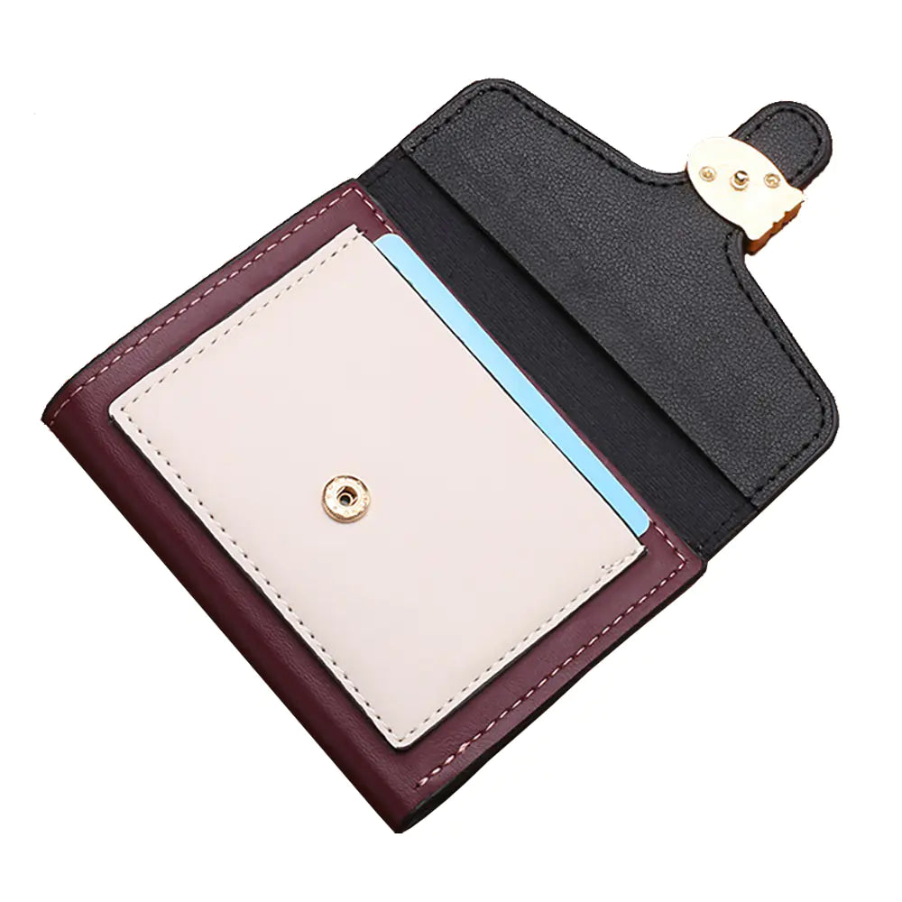 Luxury Women's Mini Coin Purse - Cute Short Wallet Design