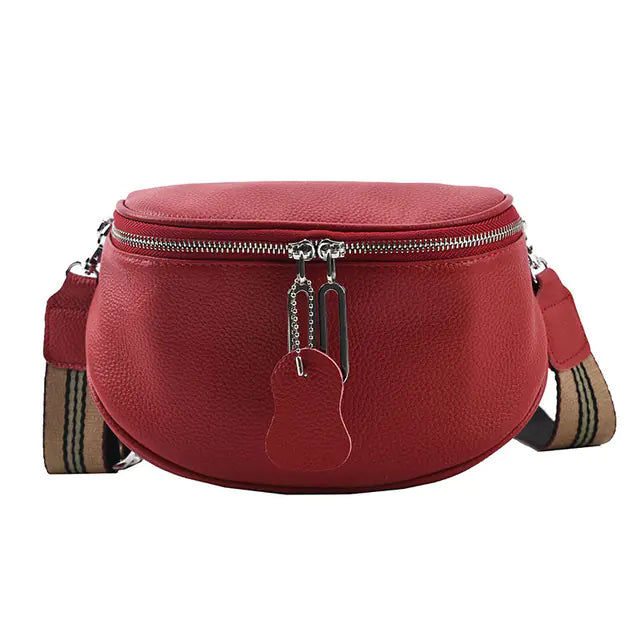 New released Women’s Genuine Leather Crossbody Messenger Tote Bag