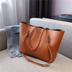 Tia Soft Leather Texture Womens Tote Bag tioandtiashop