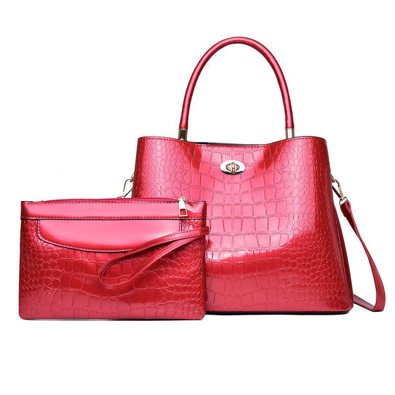 Chic New Women's Shoulder Handbag in Patent Leather tioandtiashop