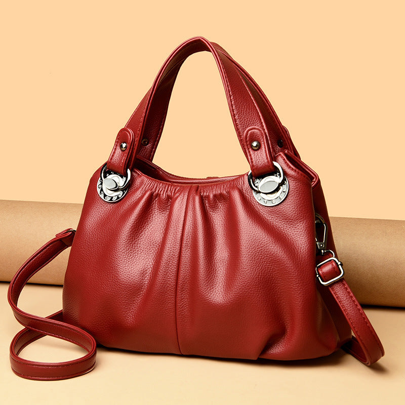 Rare Women's Fashion Soft Leather Tote Bag tioandtiashop