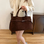 New released classy Suede Tote Bag tioandtiashop