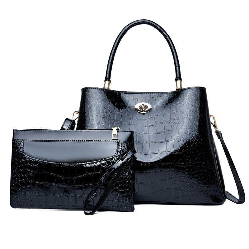 Chic New Women's Shoulder Handbag in Patent Leather tioandtiashop