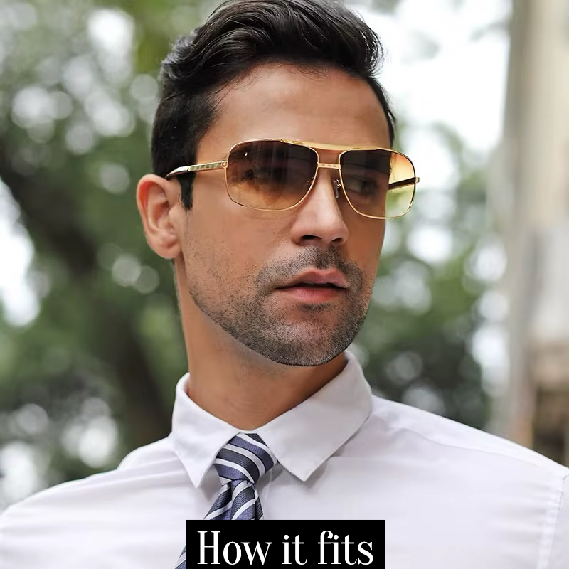🔥 New 2026 Fashion Designer Metal Double Bridge
Square Frame UV400 Shades, SunGlasses for men and women eye shade