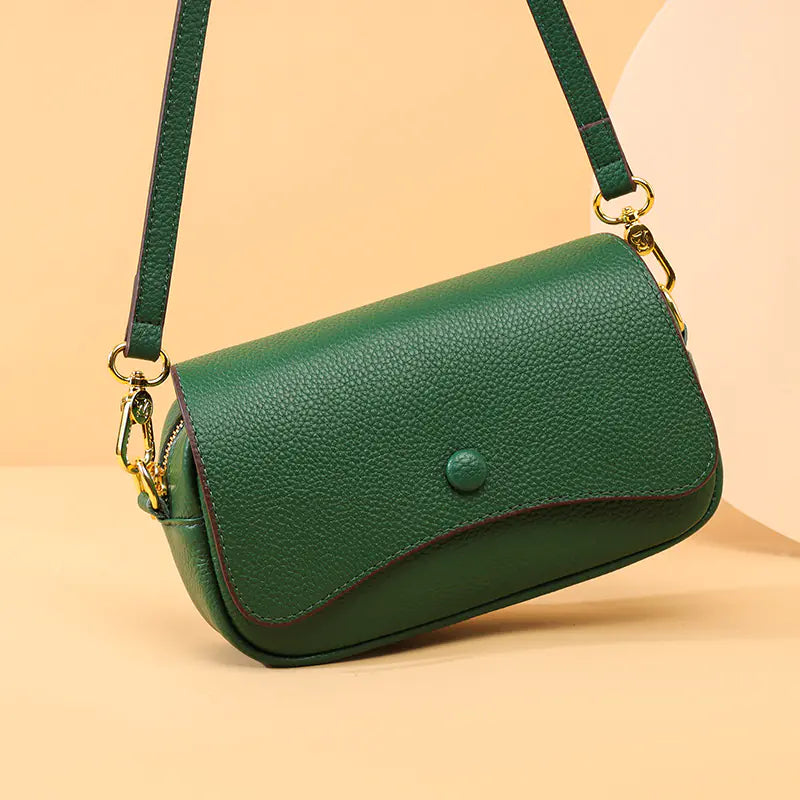 Get the New released 2026 Women's Genuine Leather Crossbody Bag - Versatile