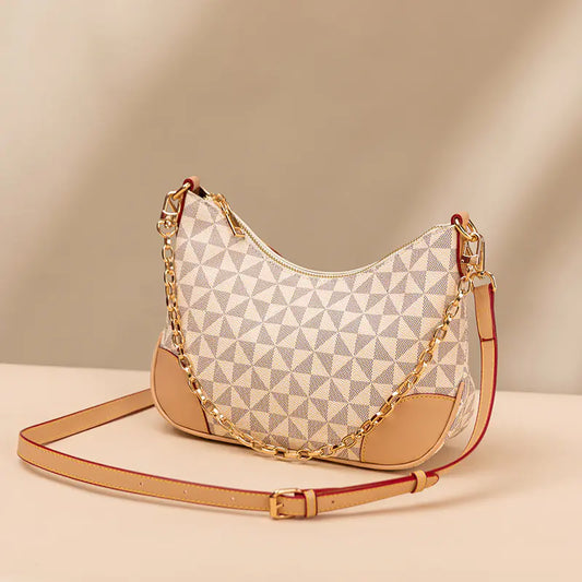 🔥 New 2025 Fashionable Women's Printed Chain Shoulder Bag