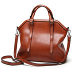 Glossy Leather Tote Bag, Shoulder Bag for Women tioandtiashop