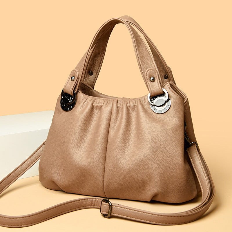 Rare Women's Fashion Soft Leather Tote Bag tioandtiashop