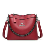 New Stylish Minimalist Bucket Bag, mid Large Capacity Shoulder Bag tioandtiashop