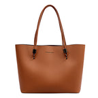 Tia Soft Leather Texture Womens Tote Bag tioandtiashop