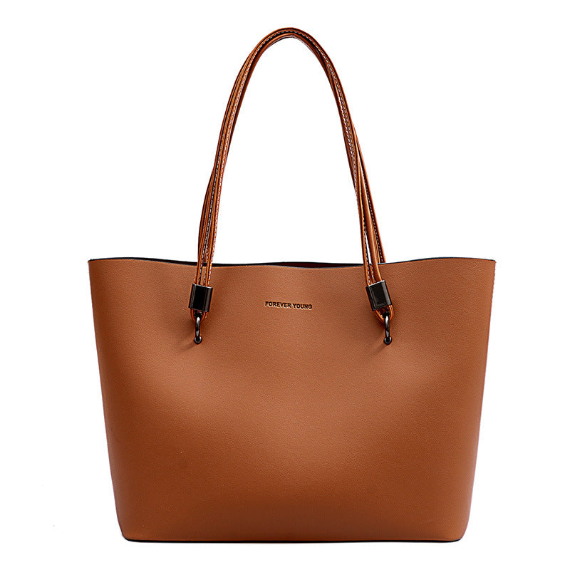 Tia Soft Leather Texture Womens Tote Bag tioandtiashop