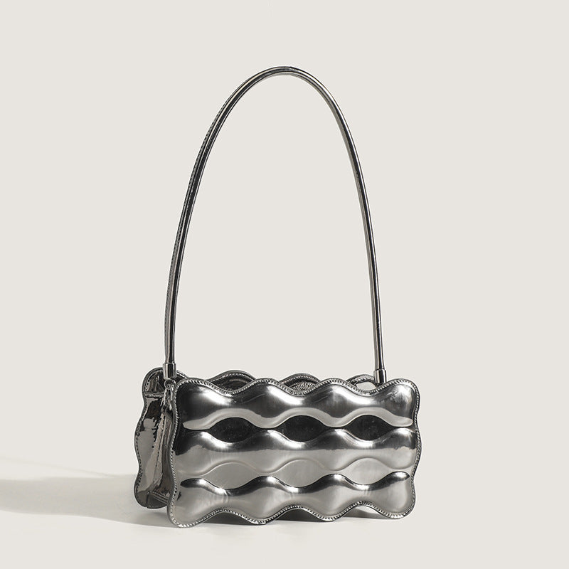 Women's Patent Leather Single Shoulder Bag - Fashionable Design tioandtiashop