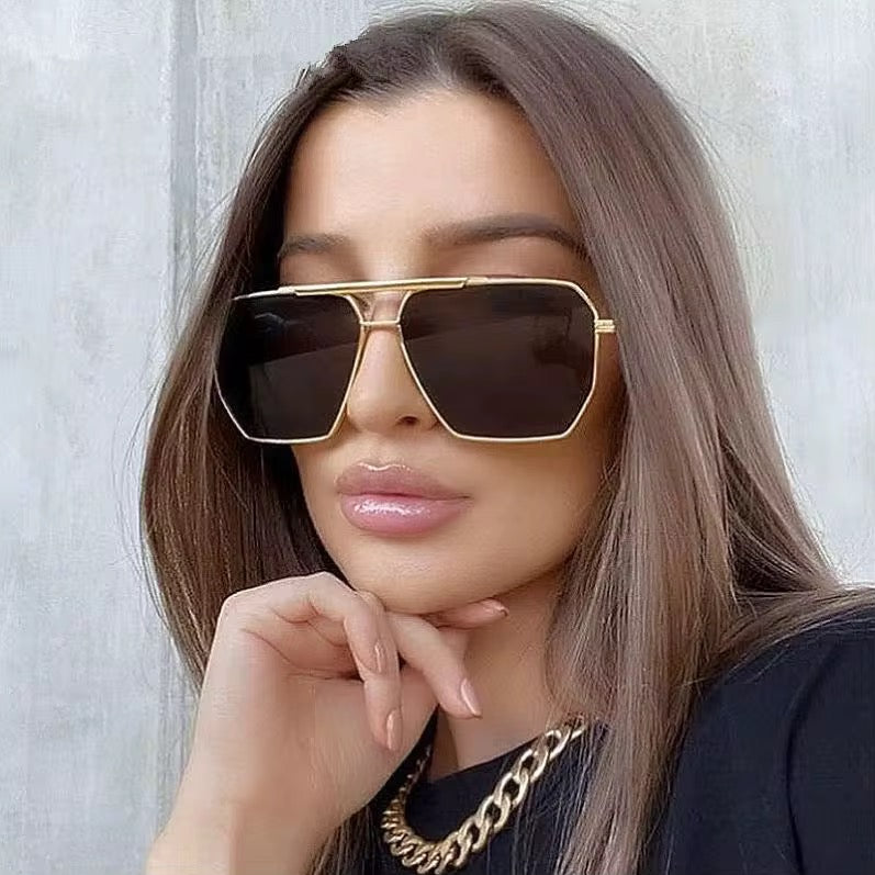 🔥 Get Our New 2026 Metal Sunglasses, Personality Polygon Sunglasses, Outdoor Trend for Men and Women eye Shade (unisex)