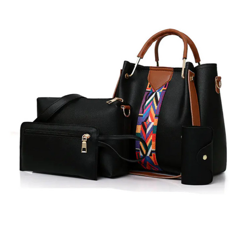 New pre-published 4 Piece Large Capacity Tote Shoulder Bag Set tioandtiashop