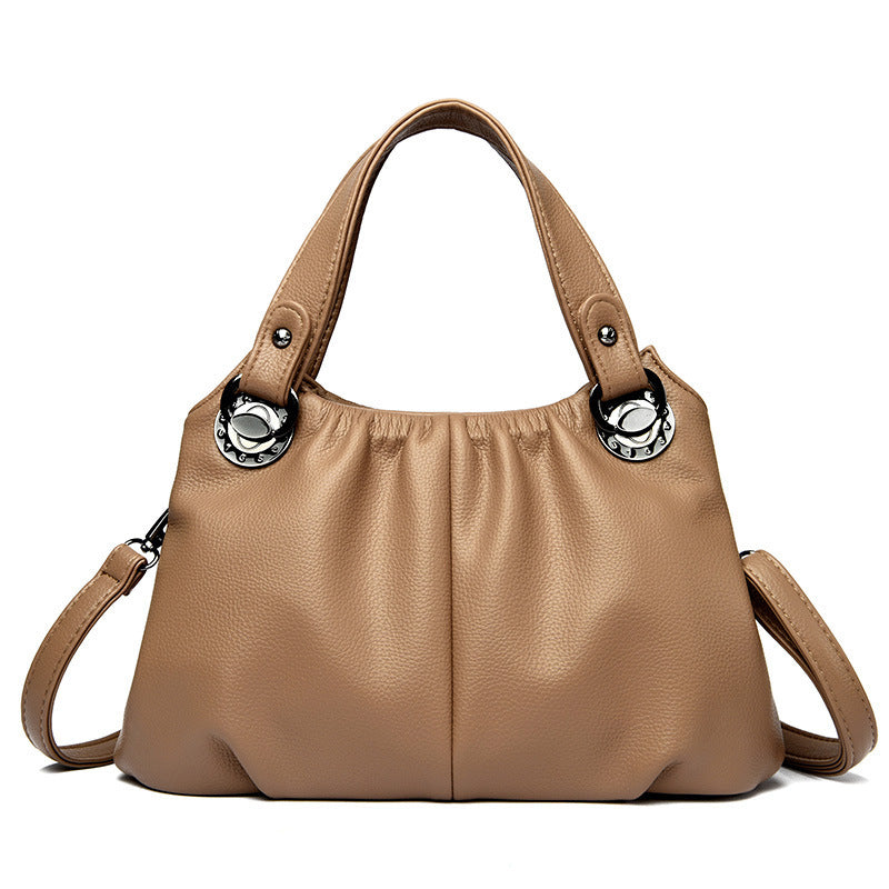 Rare Women's Fashion Soft Leather Tote Bag tioandtiashop