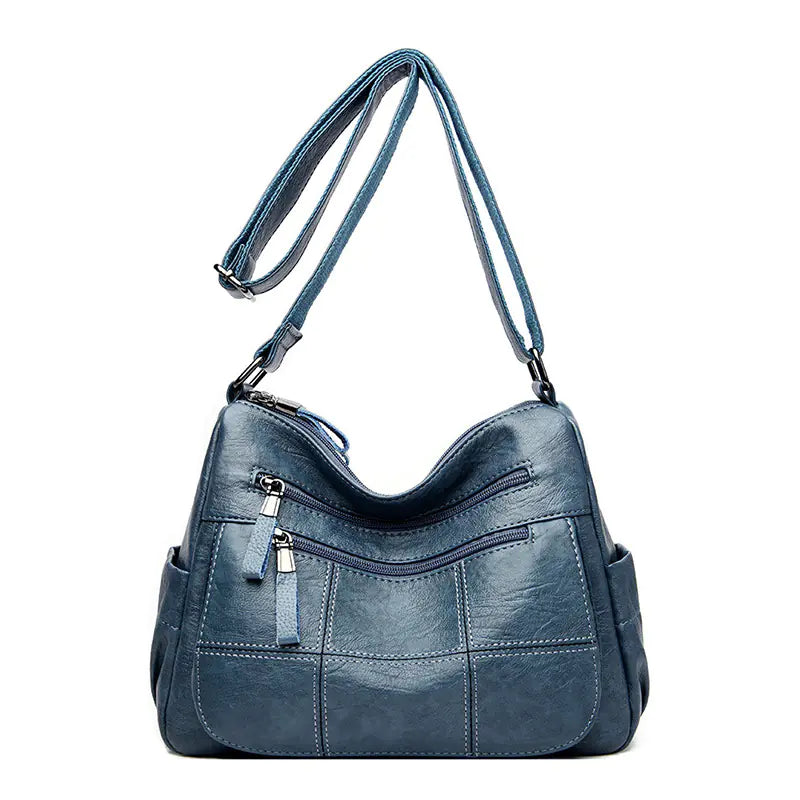 🔥 New launched Fashionable Women's Soft Leather Shoulder Bag for Moms and girls