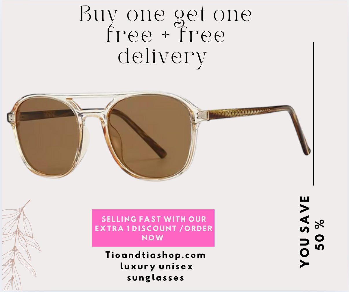 🔥 Get Our 2026 New Retro Polarized Sunglasses for men and women (Unisex) 10050
Charm Square UV400 Sunglasses (perfect unisex sized)