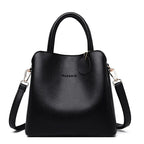 New trendy Women's Leather Tote Bag, Stylish Shoulder Bag tioandtiashop
