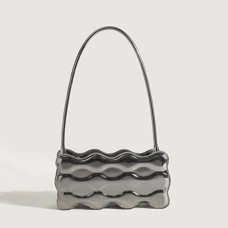 Women's Patent Leather Single Shoulder Bag - Fashionable Design tioandtiashop