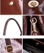 Chic New Women's Shoulder Handbag in Patent Leather tioandtiashop