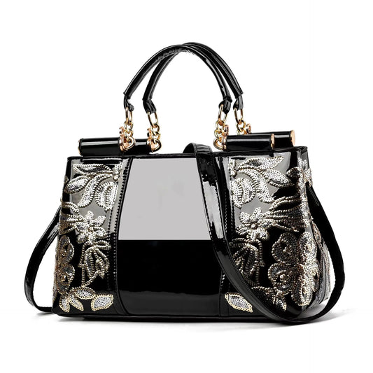 🔥 New released 2025 Women's Patent Leather Tote Bag (Large Capacity)