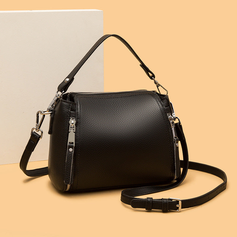Genuine Leather Women's Shoulder Bag - Retro Style 2023 tioandtiashop
