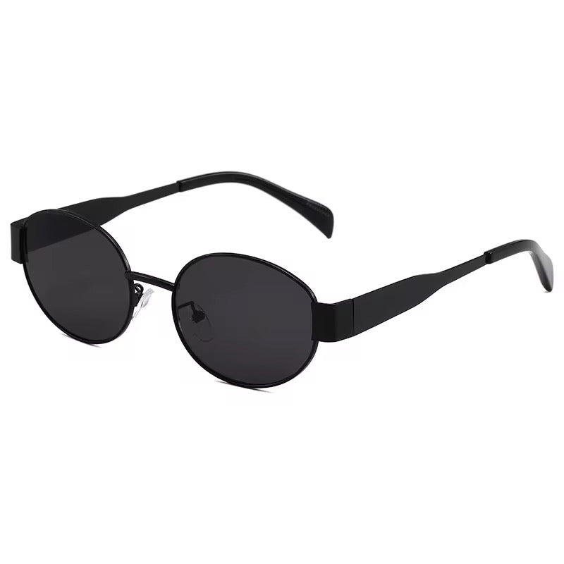 🔥 Hot Selling Fashion Vintage Gold Oval Metal Frame Sun Glasses for Men & Women, tio&tia Custom
Designer Brand Sunglasses