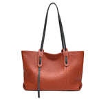 New Released Women's Large Capacity Leather Tote Bag tioandtiashop