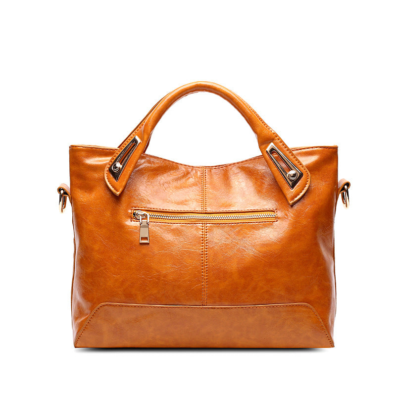 Minimalist Leather Shoulder Bag for Women tioandtiashop