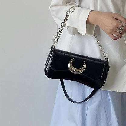 🔥 New released best Niche Women's Moon Lock Underarm Shoulder Bag Tote