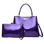 Chic New Women's Shoulder Handbag in Patent Leather tioandtiashop