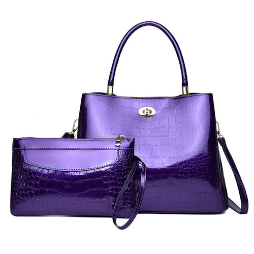 Chic New Women's Shoulder Handbag in Patent Leather tioandtiashop
