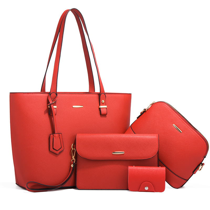 New Rare 4-Piece Handbag Set for women tioandtiashop
