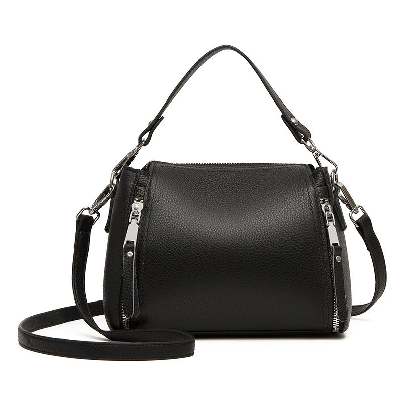 Genuine Leather Women's Shoulder Bag - Retro Style 2023 tioandtiashop