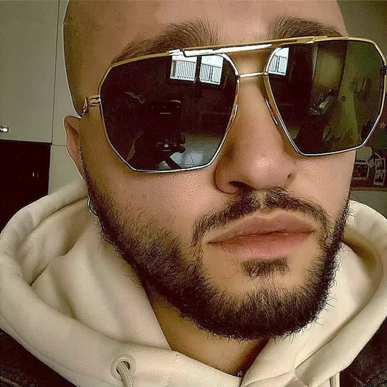 🔥 Get Our New 2026 Metal Sunglasses, Personality Polygon Sunglasses, Outdoor Trend for Men and Women eye Shade (unisex)