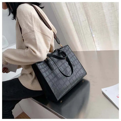 Fashionable Stone Pattern Tote Bag for Women