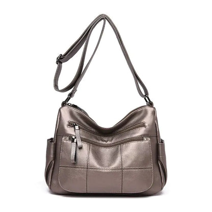 🔥 New launched Fashionable Women's Soft Leather Shoulder Bag for Moms and girls