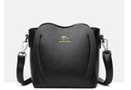 New Fashionable Women's Heart Shaped Shoulder Bucket Bag tioandtiashop