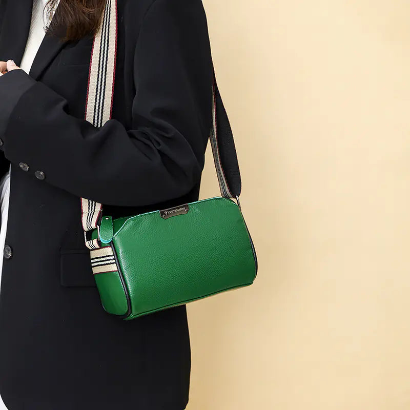 2026 Fashionable Large Capacity Leather Shoulder Bag