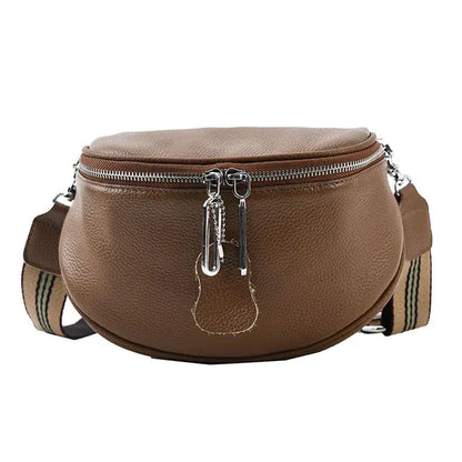 New released Women’s Genuine Leather Crossbody Messenger Tote Bag