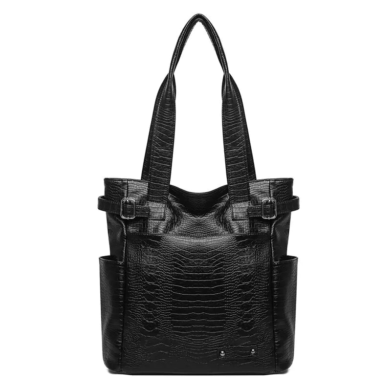 🔥 New Luxury Large Capacity Soft Leather Tote Shoulder Bag