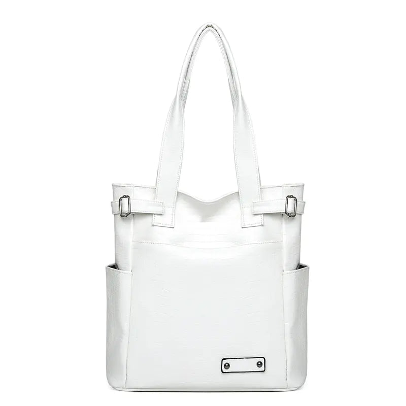🔥 New Luxury Large Capacity Soft Leather Tote Shoulder Bag