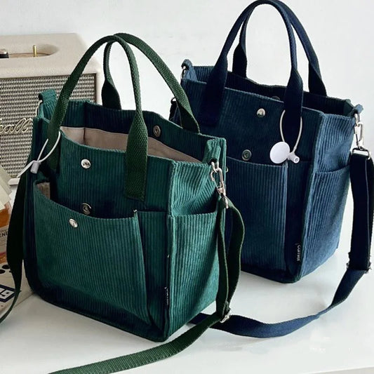 🔥 New 2025 Corduroy Crossbody Tote Bag