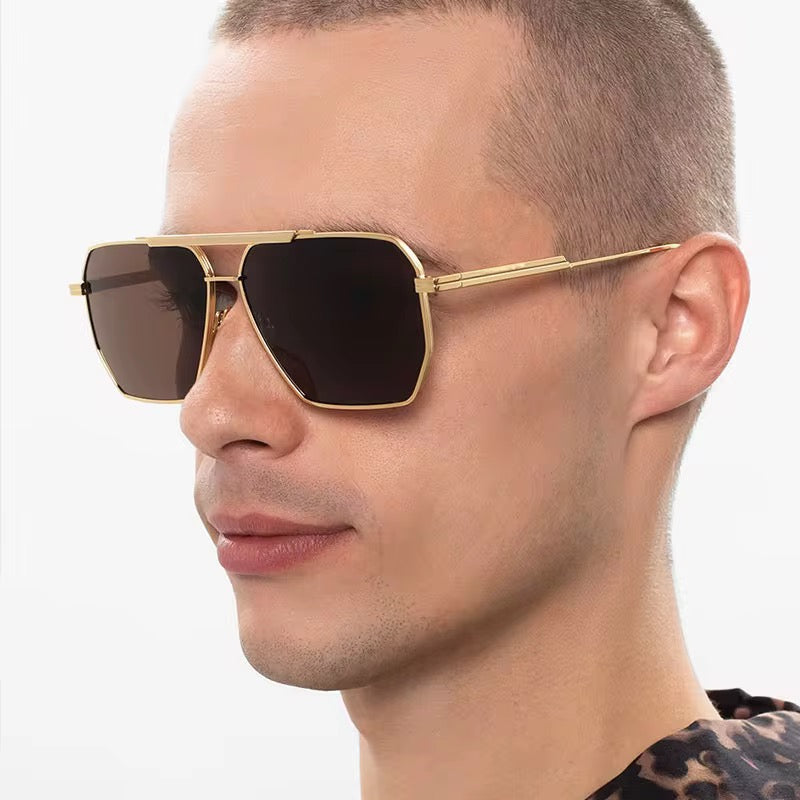 🔥 Get Our New 2026 Metal Sunglasses, Personality Polygon Sunglasses, Outdoor Trend for Men and Women eye Shade (unisex)